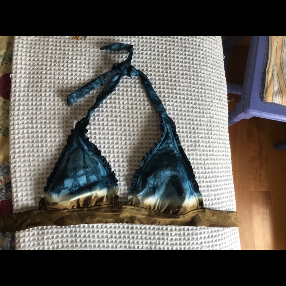 Lucky brand tie-dye bikini set